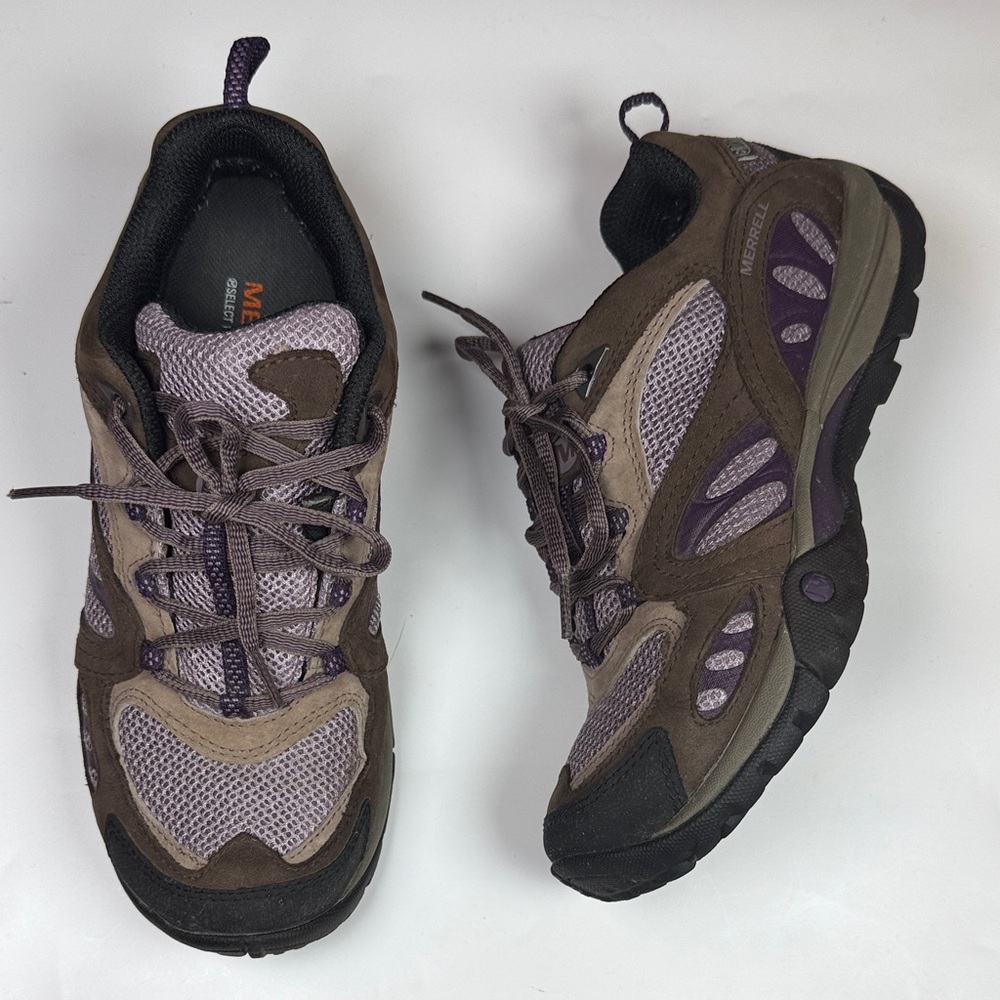 Merrell Women’s Azura Hiking Waterproof Shoe in Chocolate Brown S-466 Sz 7.5